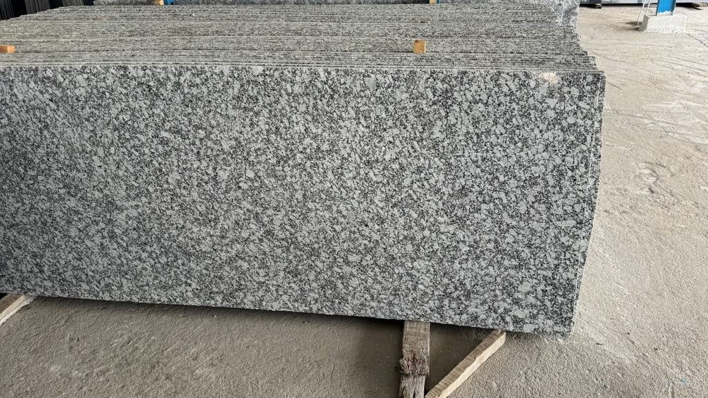 Full view of the Majestic Black granite slab