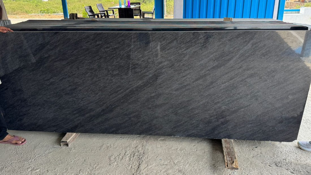 Full view of the Smoke Grey granite slab