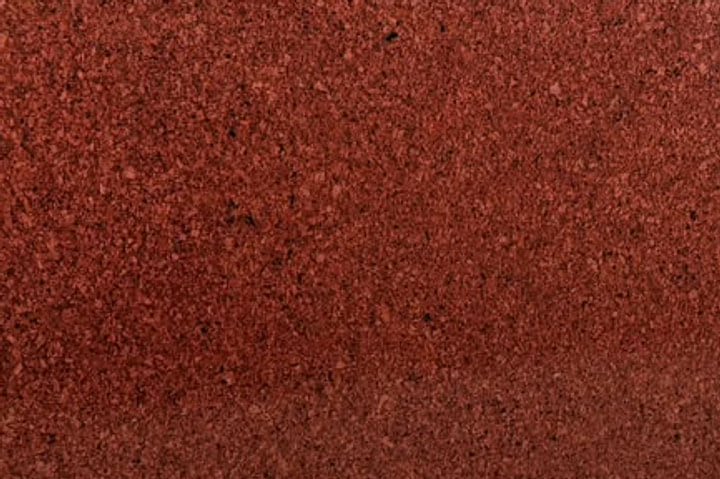Imperial Red granite surface, polished